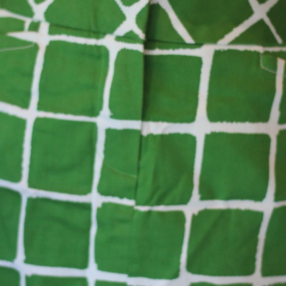 Green & White Trina Turk Mini Skirt Size 2 - Picture 2 of 8